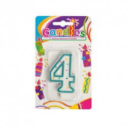 Birthday Candle - Number 4