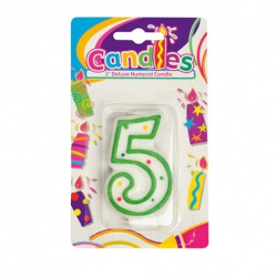 Birthday Candle - Number 5