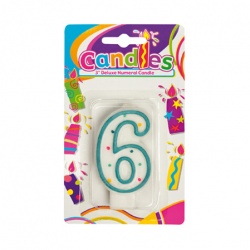 Birthday Candle - Number 6