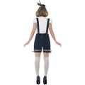 Traditional Deluxe Edelweiss Costume, Blue, with Lederhosen & Top