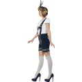 Traditional Deluxe Edelweiss Costume, Blue, with Lederhosen & Top