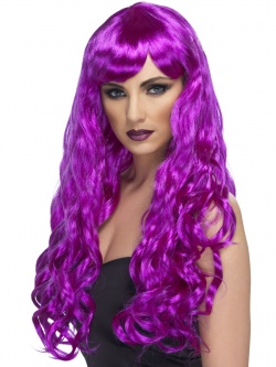 Desire Long Purple Wig