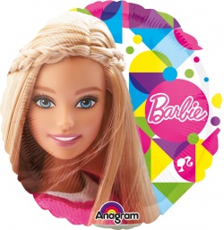 9'' Barbie Sparkle Foil Balloon Round