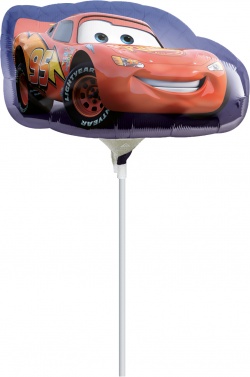 Mini Shape Cars Lightning Mc Queen Foil Balloon