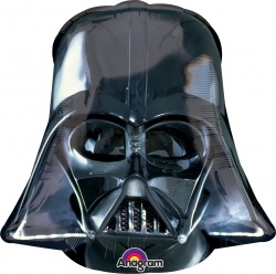 Mini Shape Darth Vader Helmet Foil Balloon