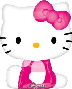 Mini Shape Hello Kitty Side Pose Foil Balloon