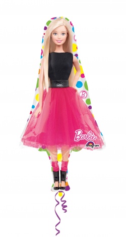SuperShape Barbie Sparkle Foil Balloon