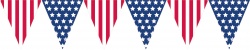 Pennant Banner USA