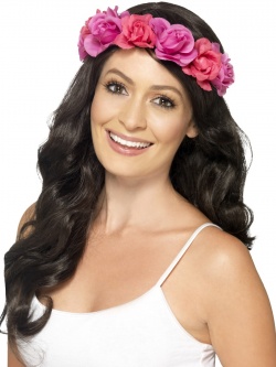 Floral Headband Pink
