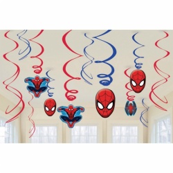 Swirl Decorations Spider-Man