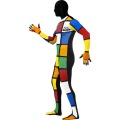 Rubik's Cube Second Skin Costume
