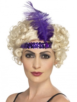 Purple - Flapper Headband