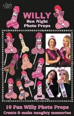 Willy Hen Night Photo Props