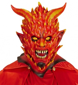 Flaming Devil Mask
