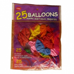 Set 25 neonových balónků – malých