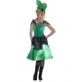 Green Can-Can Dancer Costume