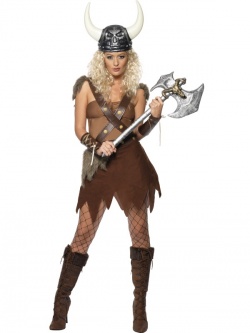 Viking Warrior Lady Costume