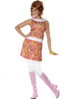 Psychedelic Mod Girl Costume