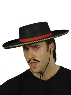 Spanish Style Black Hat