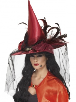 Witches Hat Deluxe - Deep Red