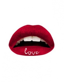 Passion Lips-Temporary Lip Tatoo-Red Love