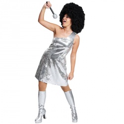 Disco Sparkling Dress - Silver
