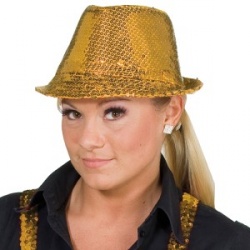 Gold Disco Hat