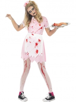 Zombie Waitress Costume