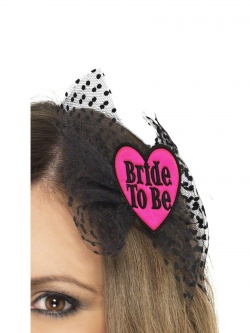Bride to be hair bow