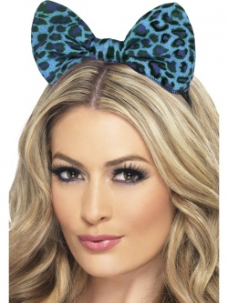 Leopard Bow On Headband