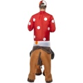 Inflatable Jockey and Horse Costume,