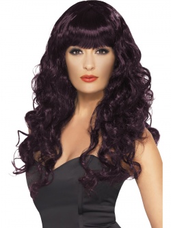 Siren Wig - Black-purple