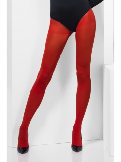 Opaque Tights - Red