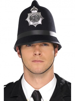 Police Hat, With Badge, Fel 