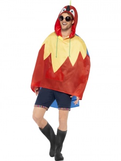 Parrot Party Poncho