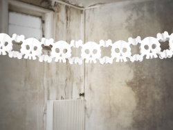 Skulls Bloting Paper Garland