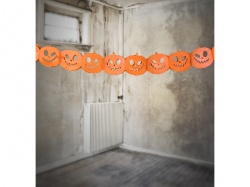 Pumpkins blotting paper garland