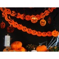 Pumpkins blotting paper garland