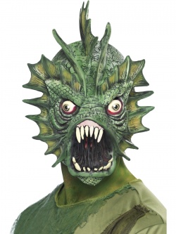 Swamp Monster Mask Green 