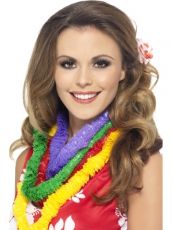 Hawaiian Party Lei 4 Assorted