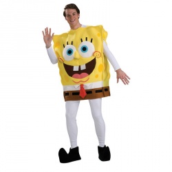 Sponge Bob Deluxe Character Costume Adult