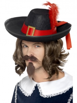 Musketeer Hat Black