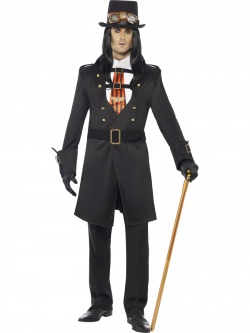 Steam Punk Victorian Vamp Male Costume