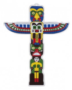 Pc. PVC wall decoration Totem pole