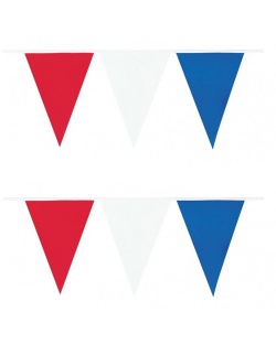 PE bunting red/white/blue