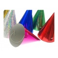 Holographic party hats- colours mix