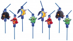 8 Drinking Straws Angry Birds