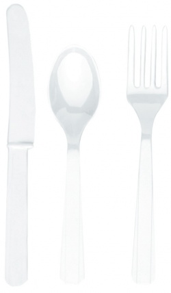 Cutlery Frosty White