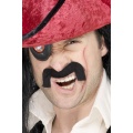 Pirate Tash Black Self-Adhesive