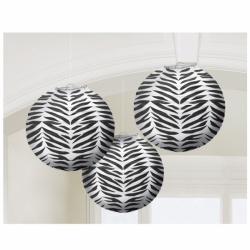 Paper Lanterns Zebra Party